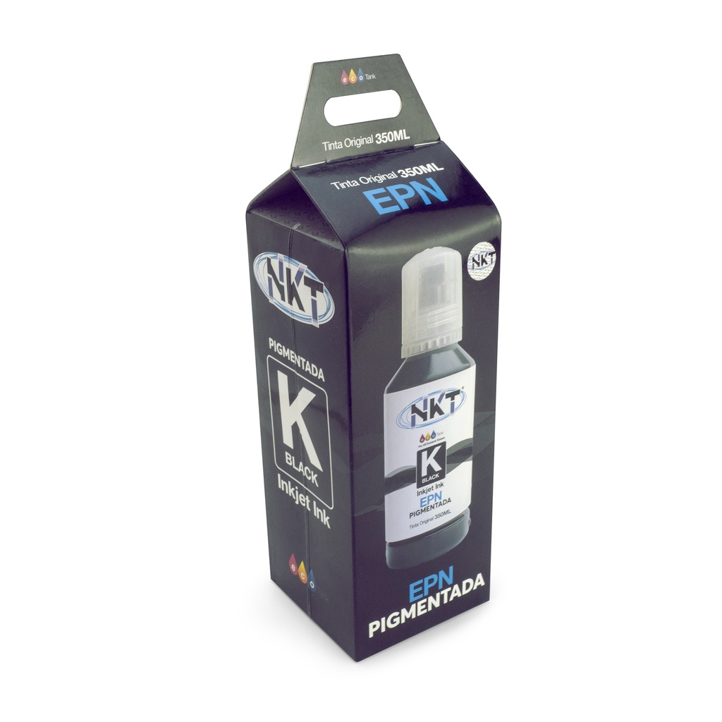 TINTA PIGMENTADA NKT 350ML BLACK PARA EPSON 504