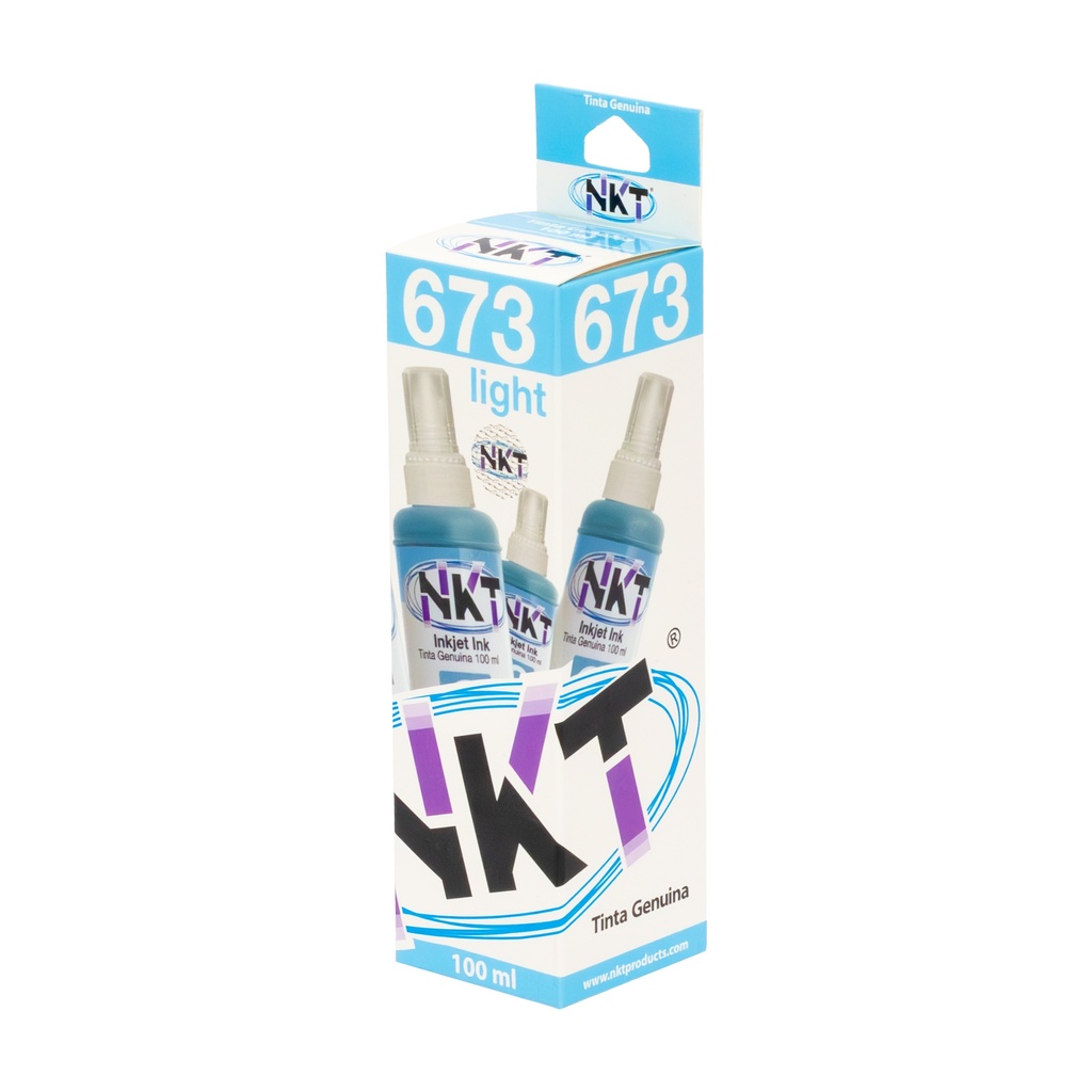 TINTA NKT 100ML CIAN CLR PARA EPSON 673 SERIE L