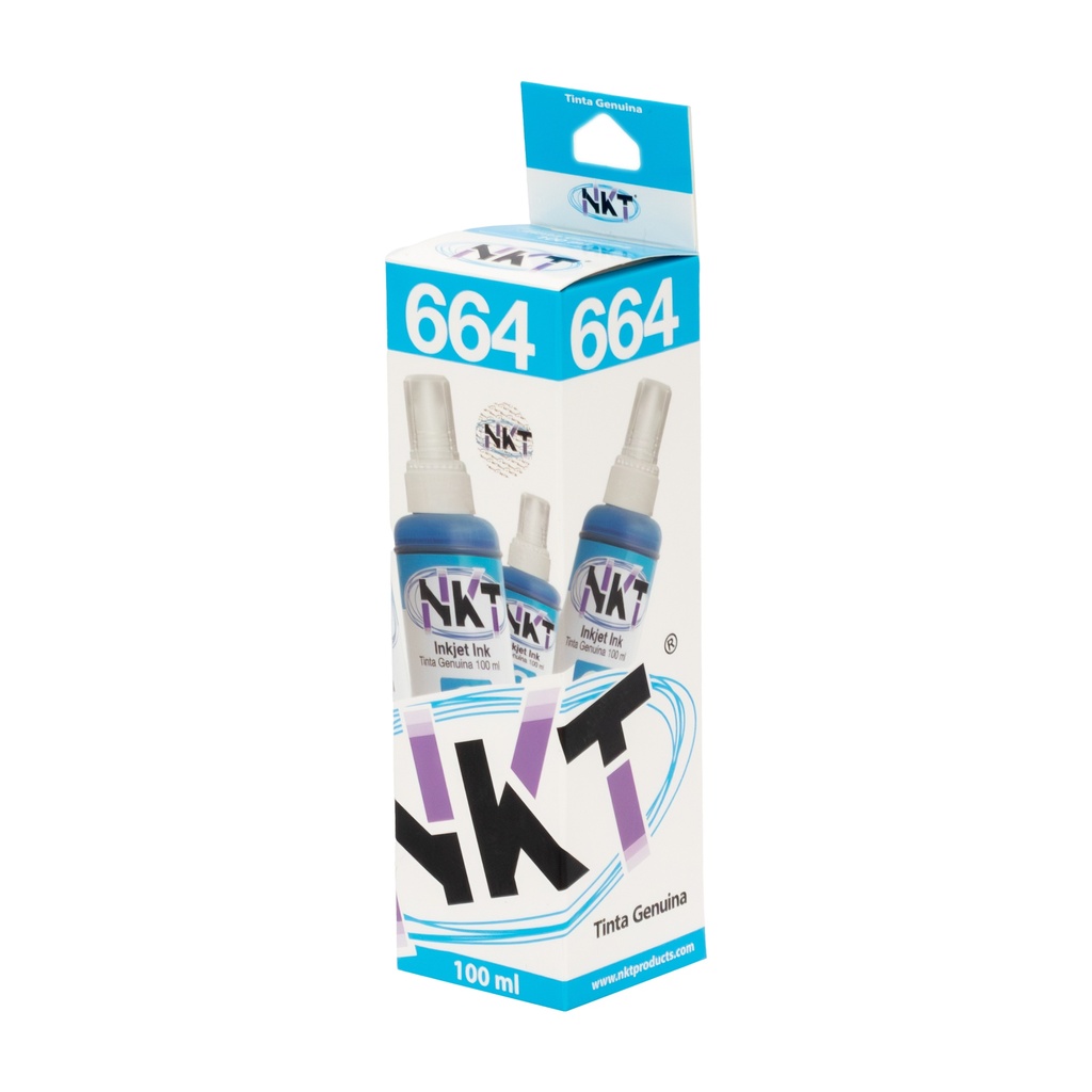TINTA NKT 100ML CIAN PARA EPSON 664 SERIE L