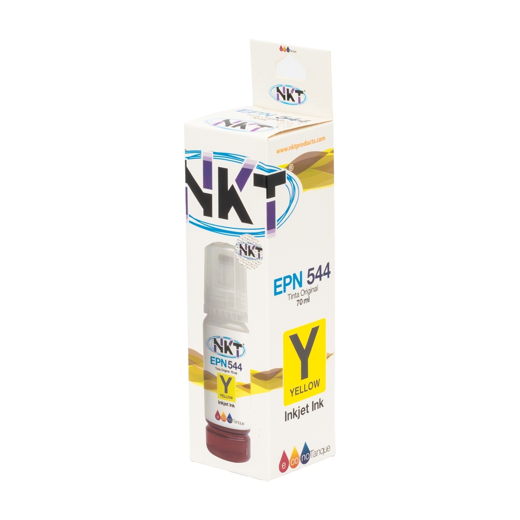 TINTA NKT 70ML YELLOW PARA EPSON 544 SERIES